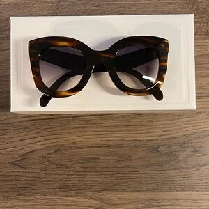 NWT Authentic Celine Tortoise Shell Sunglasses CL4005IN